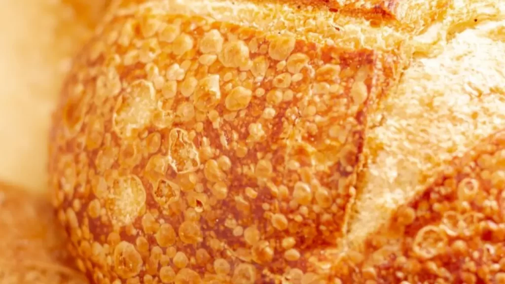 Pão sem glúten com crosta crocante