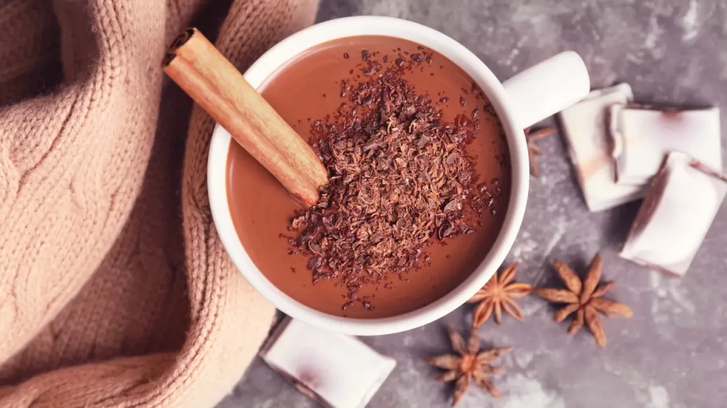 chocolate quente gourmet